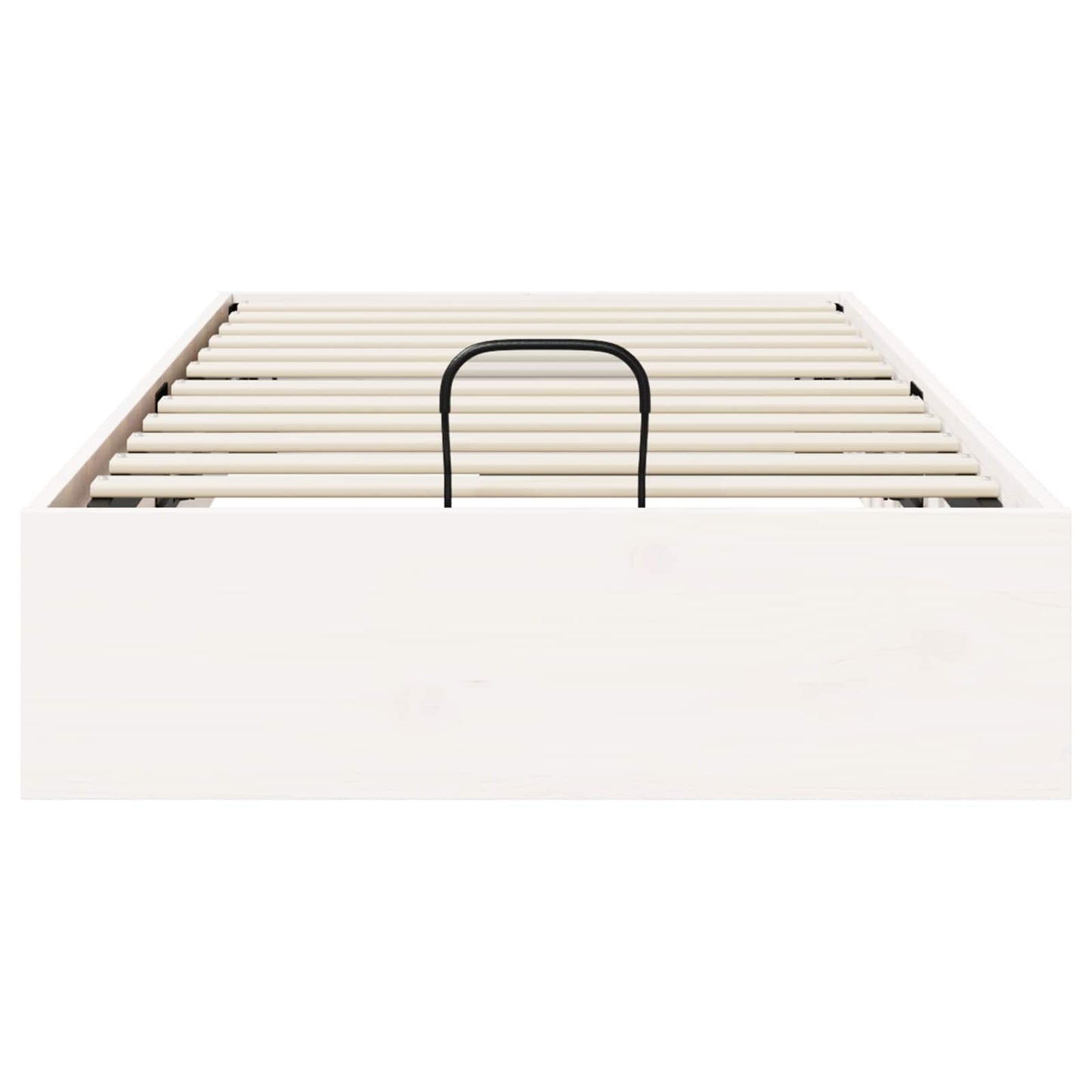 Ottoman Bed Frame with Storage White 90 x 200 cm
