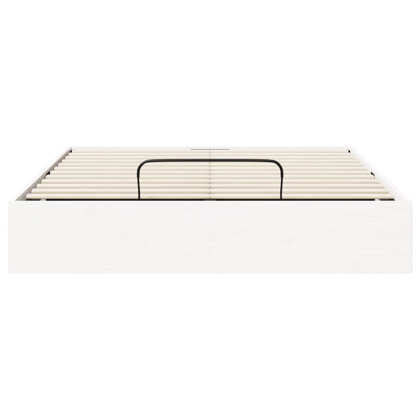 Ottoman Bed Frame with Storage White 120 x 190 cm