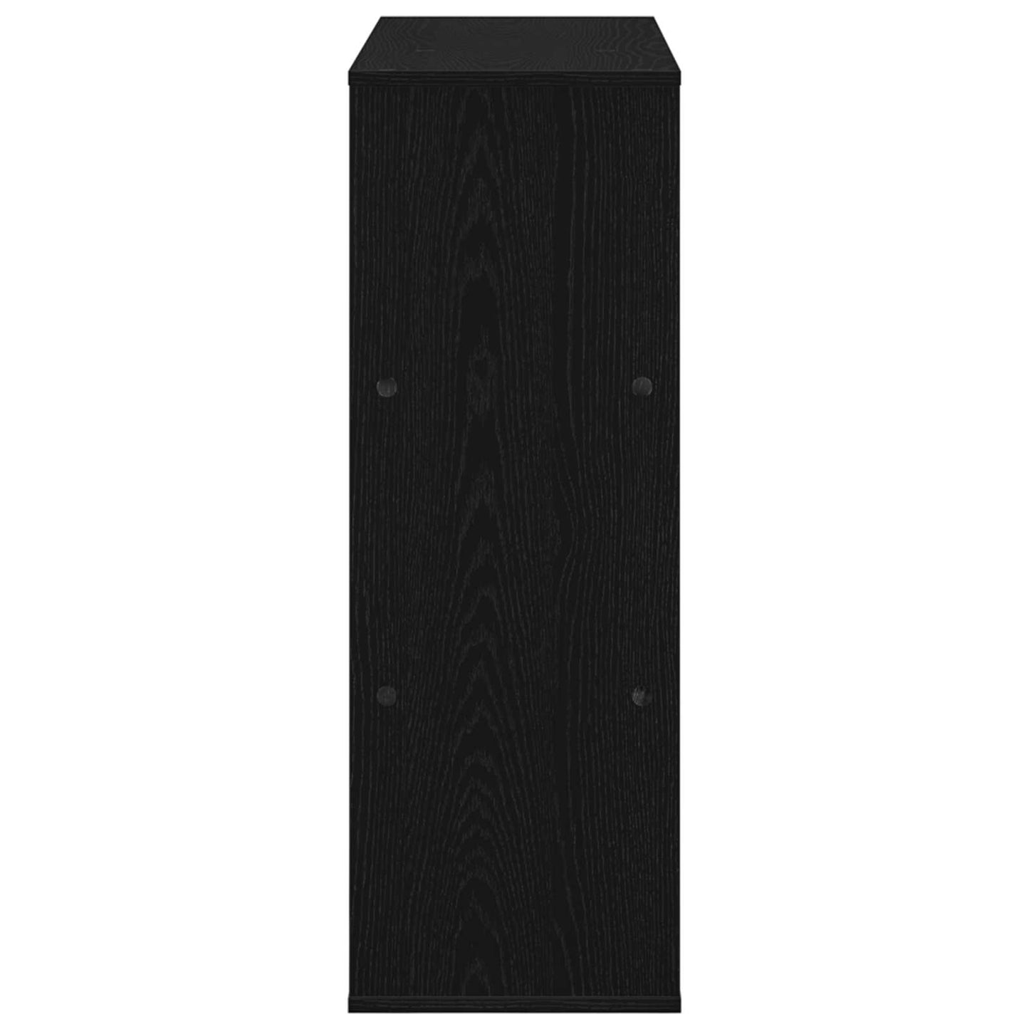 Book Shelf 4-Tier 100 x 33 x 94.5 cm Engineered Wood Black Oak