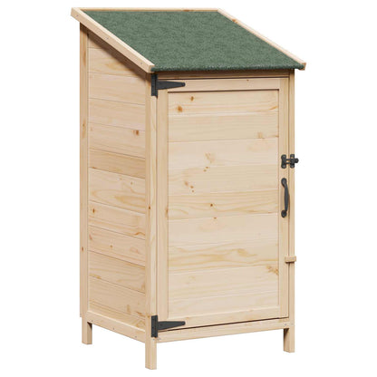 Garden Shed Natural 59 x 56 x 113.5 cm Engineered Wood