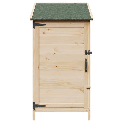 Garden Shed Natural 59 x 56 x 113.5 cm Engineered Wood