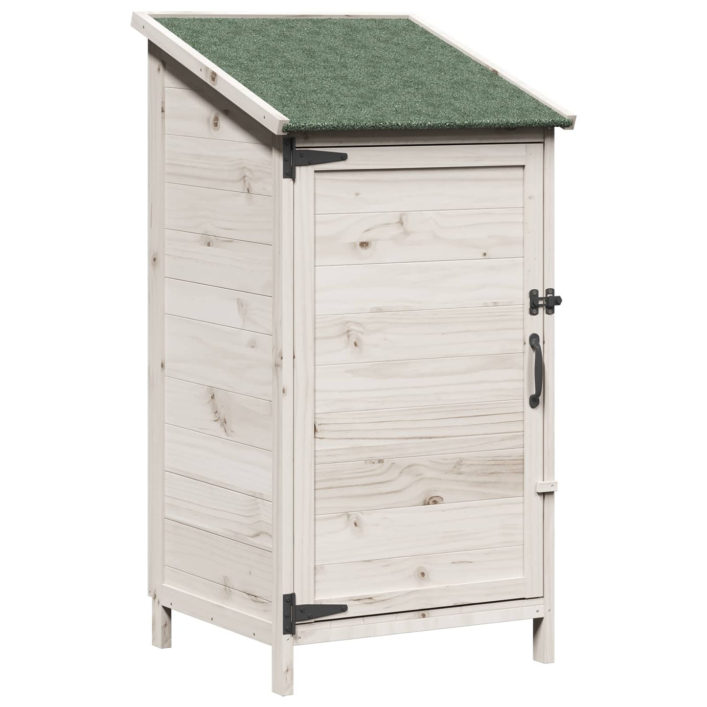 Garden Shed White 59 x 56 x 113.5 cm Engineered Wood