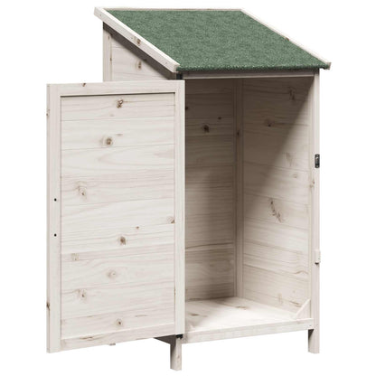 Garden Shed White 59 x 56 x 113.5 cm Engineered Wood