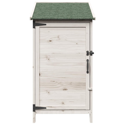 Garden Shed White 59 x 56 x 113.5 cm Engineered Wood