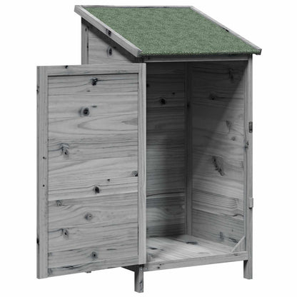 Garden Shed Grey 59 x 56 x 113.5 cm Engineered Wood