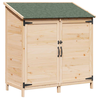 Garden Shed Natural 106.5 x 56 x 113.5 cm Engineered Wood