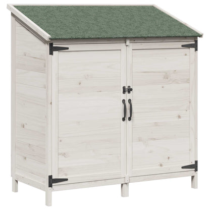 Garden Shed White 106.5 x 56 x 113.5 cm Engineered Wood