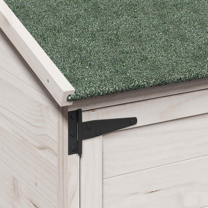 Garden Shed White 59.5 x 56 x 176.5 cm Engineered Wood