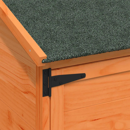 Garden Shed Brown 59.5 x 56 x 176.5 cm Engineered Wood