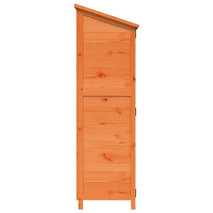 Garden Shed Brown 59.5 x 56 x 176.5 cm Engineered Wood