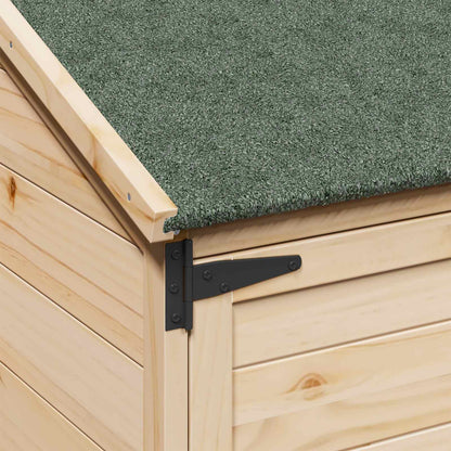 Garden Shed Natural 106.5 x 56 x 176 cm Engineered Wood