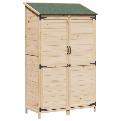 Garden Shed Natural 106.5 x 56 x 176 cm Engineered Wood