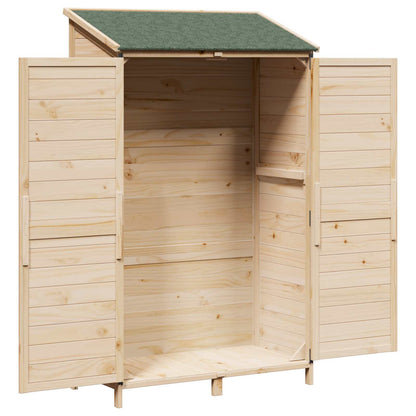 Garden Shed Natural 106.5 x 56 x 176 cm Engineered Wood