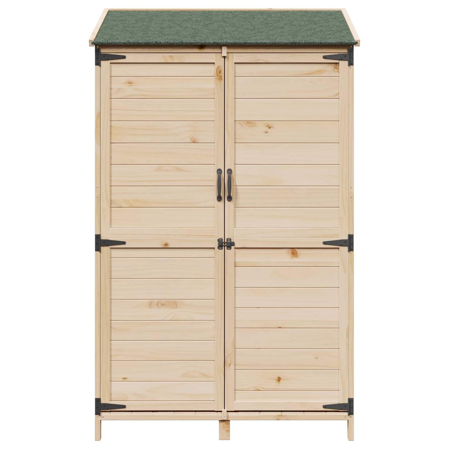 Garden Shed Natural 106.5 x 56 x 176 cm Engineered Wood