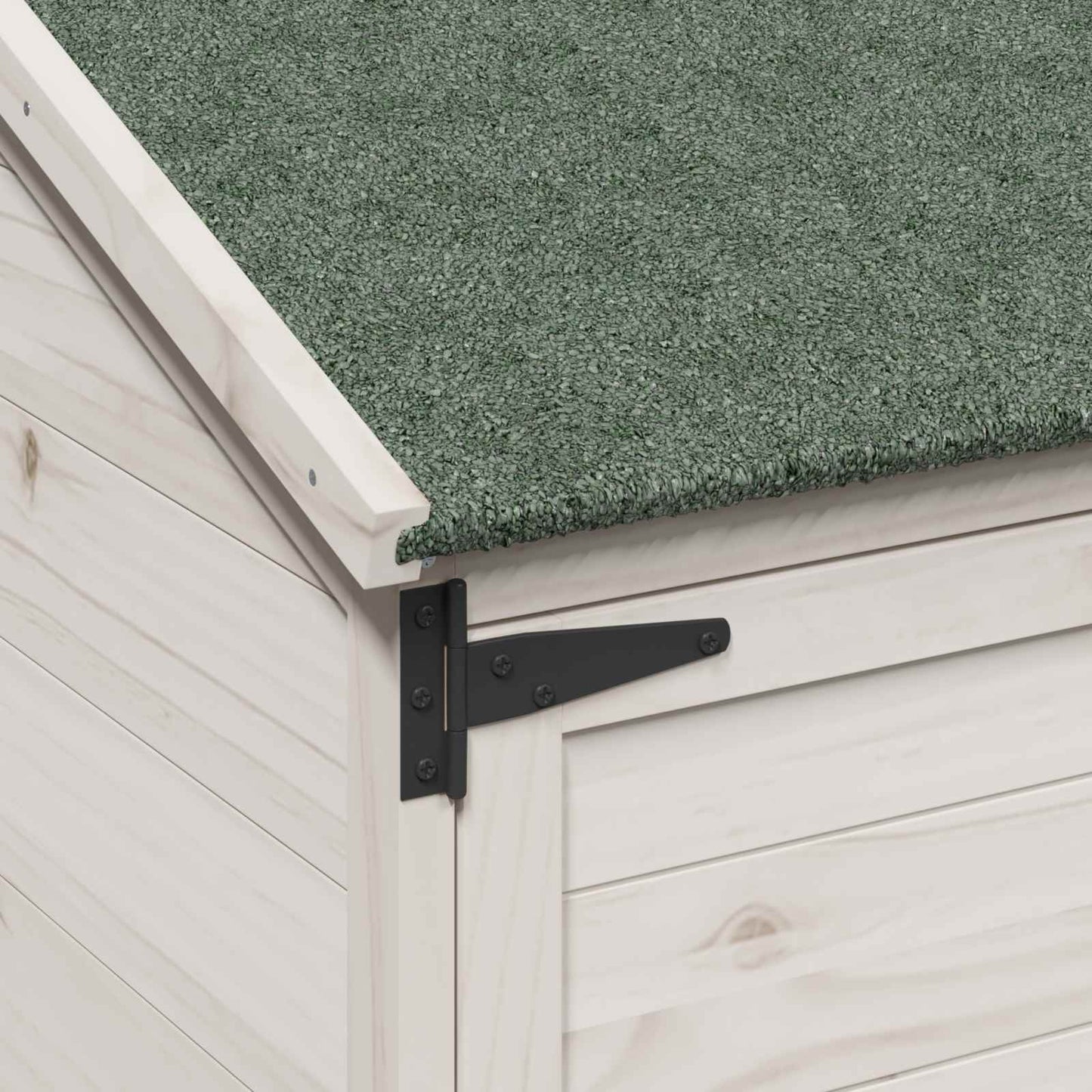 Garden Shed White 106.5 x 56 x 176 cm Engineered Wood
