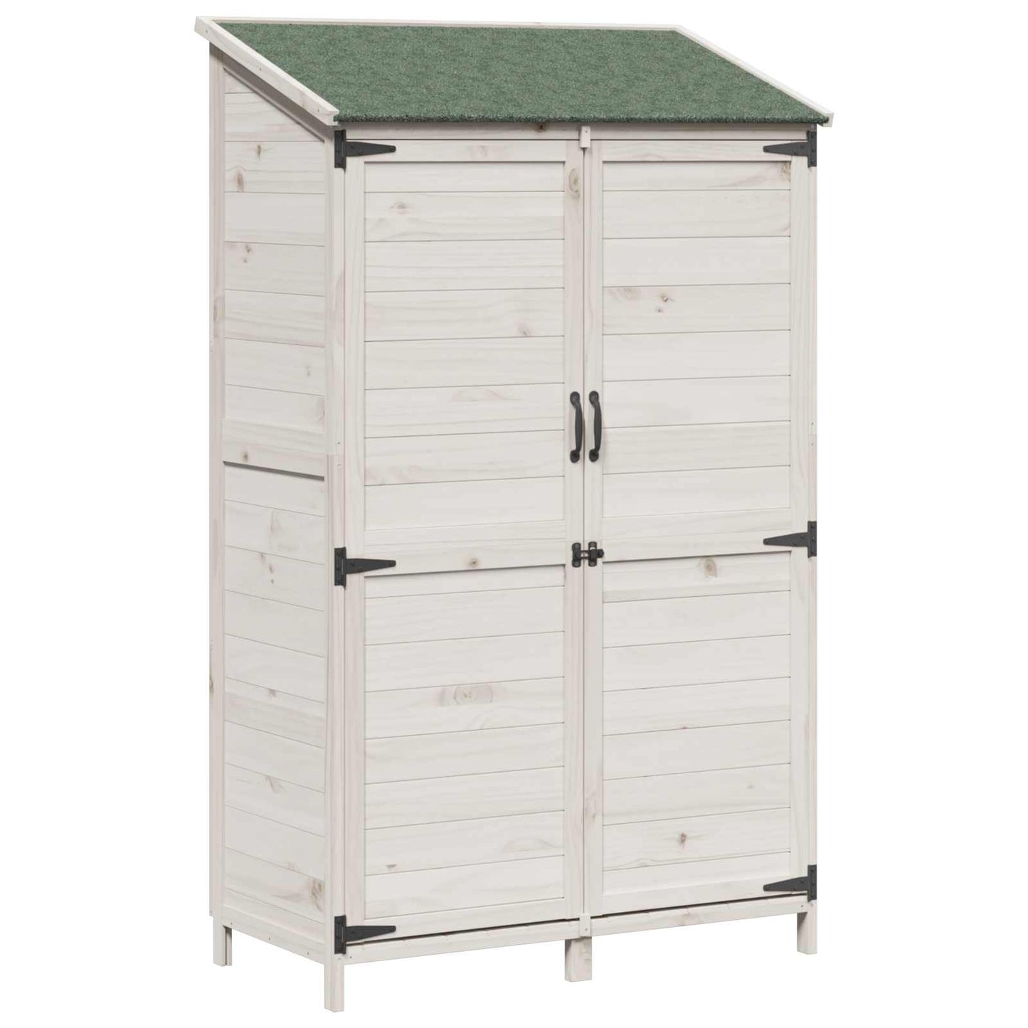 Garden Shed White 106.5 x 56 x 176 cm Engineered Wood