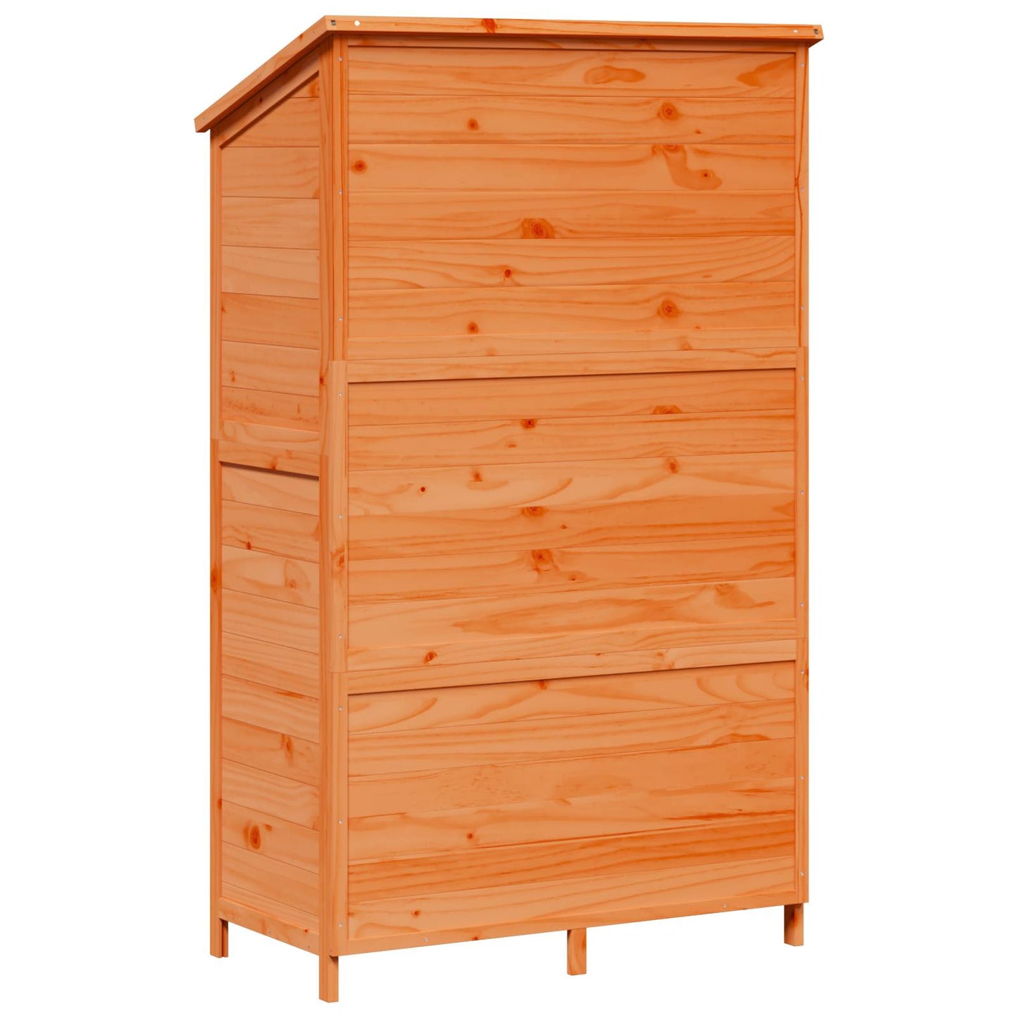 Garden Shed Brown 106.5 x 56 x 176 cm Engineered Wood