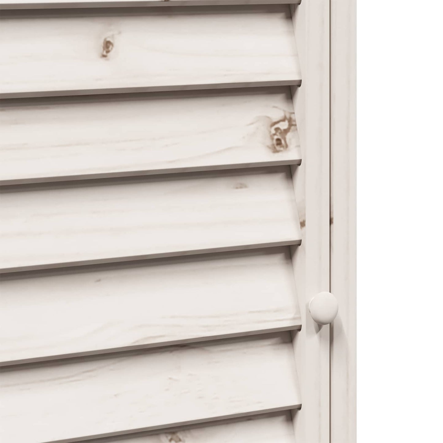 Garden Shed White 59 x 56 x 113.5 cm Solid Fir Wood