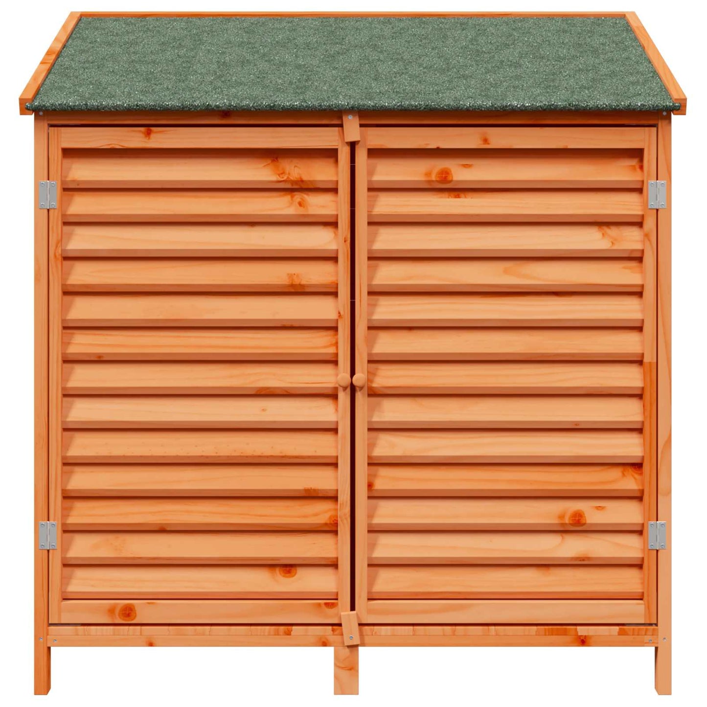 Garden Shed Brown 106 x 56 x 113.5 cm Solid Fir Wood