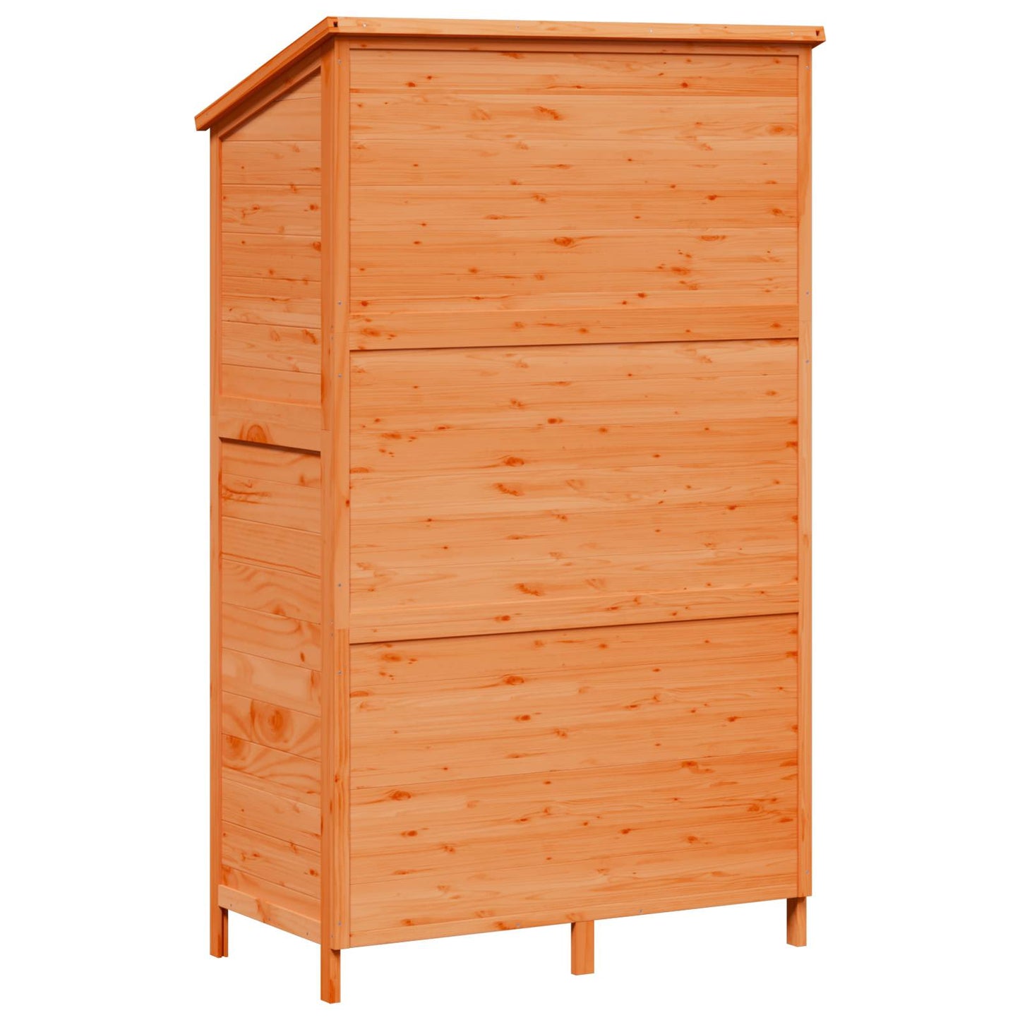 Garden Shed Brown 106 x 56 x 176.5 cm Solid Fir Wood