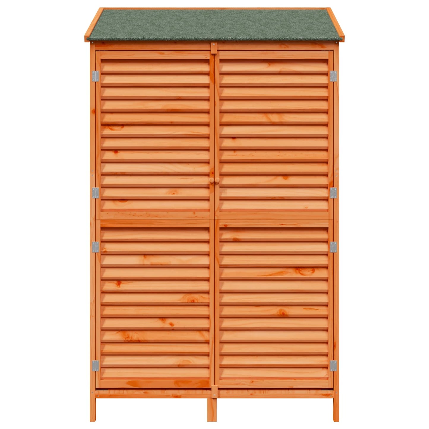 Garden Shed Brown 106 x 56 x 176.5 cm Solid Fir Wood