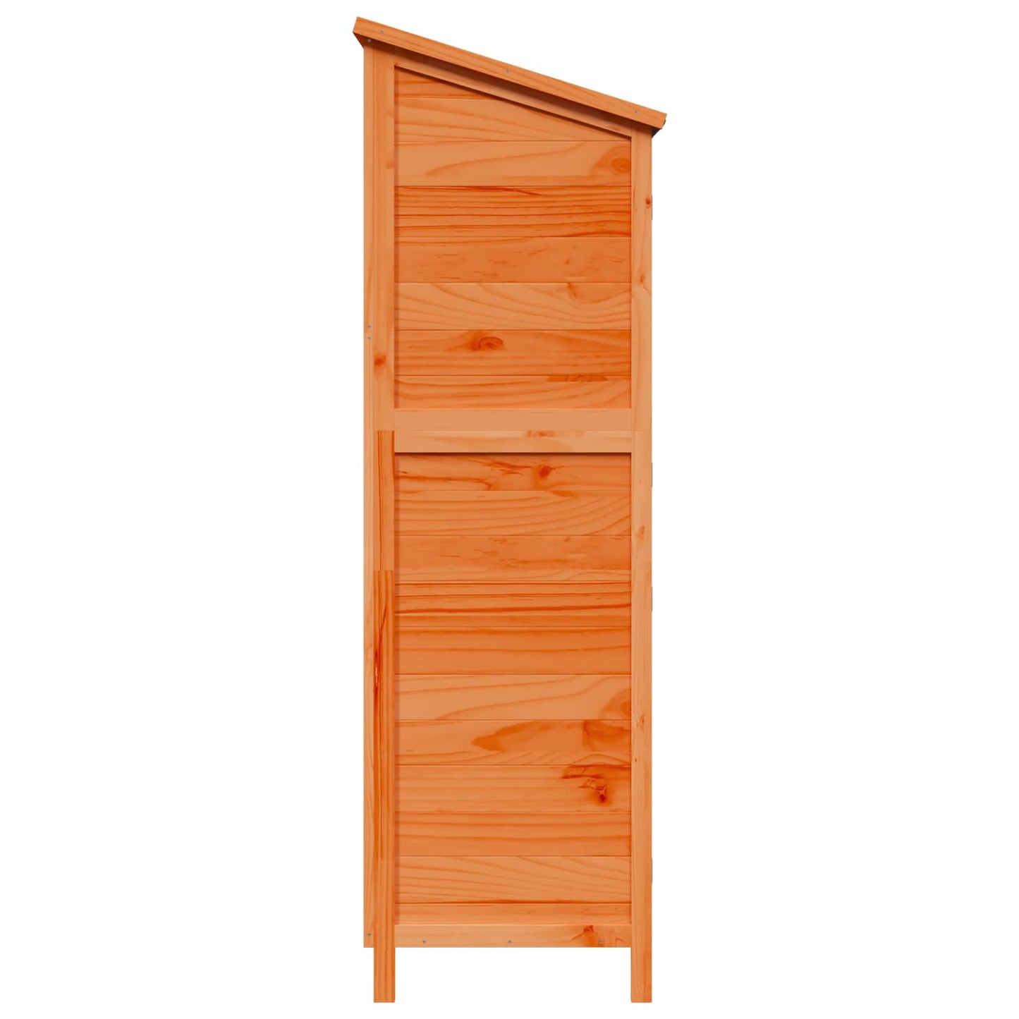 Garden Shed Brown 106 x 56 x 176.5 cm Solid Fir Wood