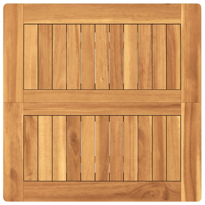 Outdoor Bar Set 3 pcs Untreated Solid Teak Wood