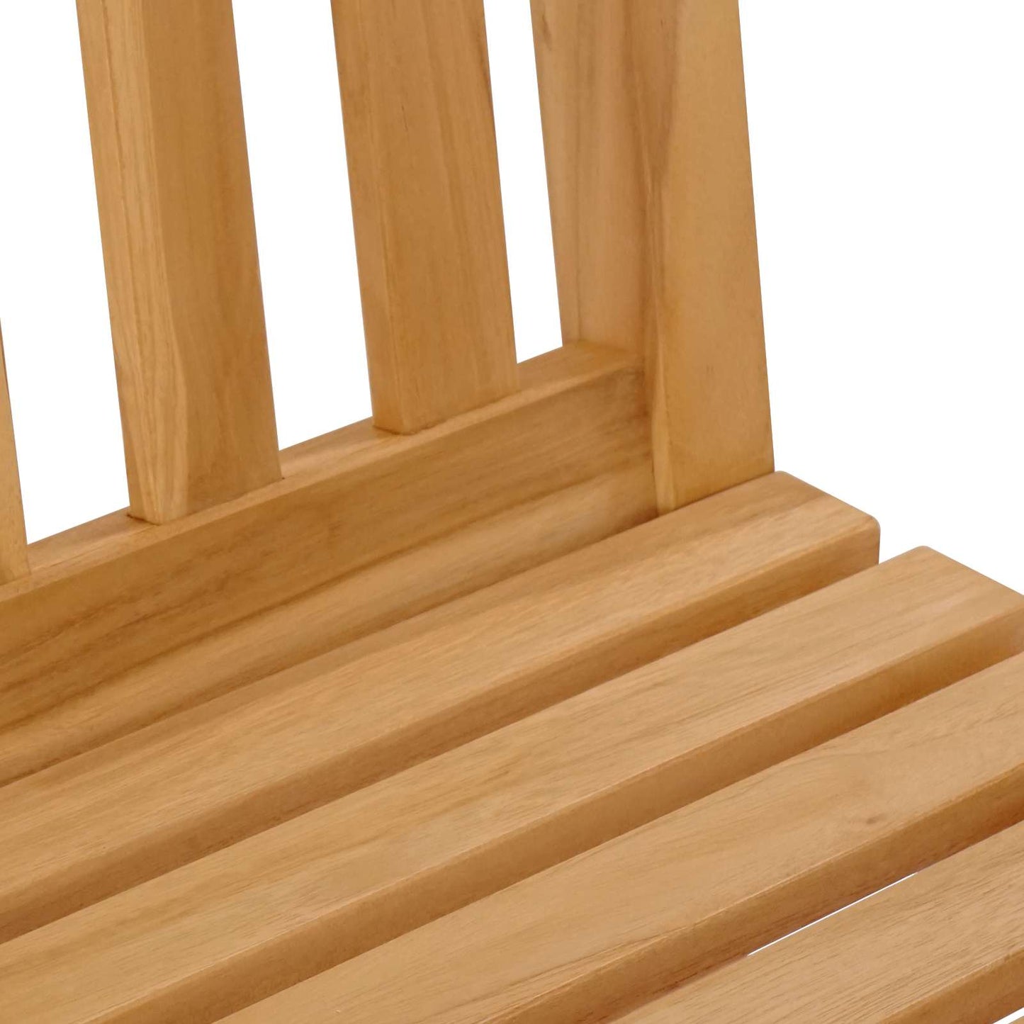 Outdoor Bar Set 5 pcs Natural Solid Teak Wood