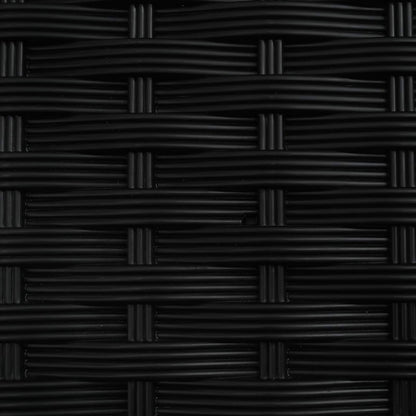 Garden Planter with Trellis&Wheels 2 pcs Black 80 x 40 x 149 cm