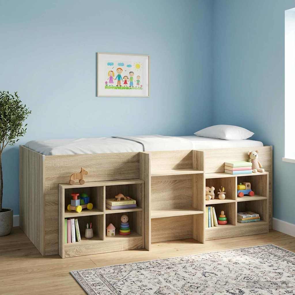 Kids'High Bed Frame Sonoma 203 x 101.1 x 68.5 cm