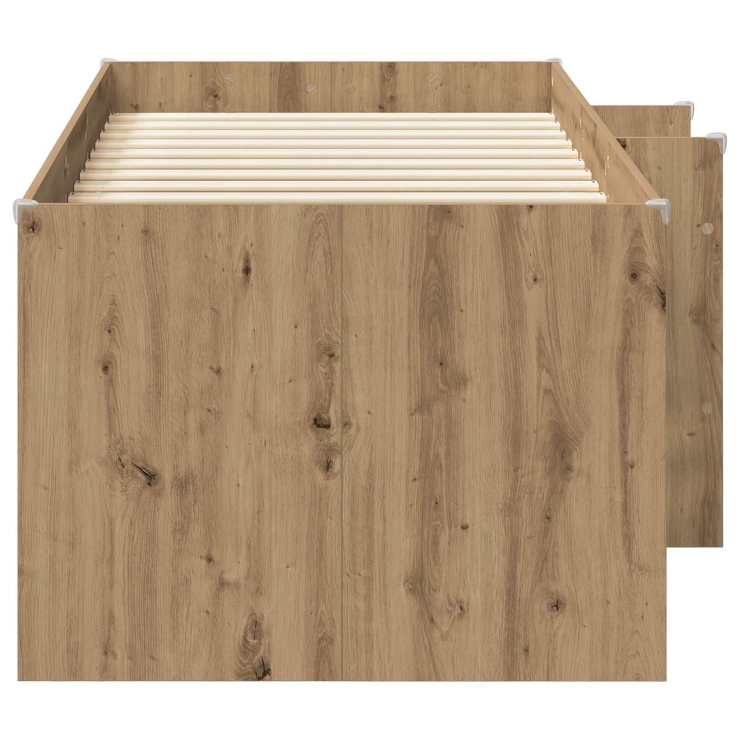 Kids'High Bed Frame Artisan Oak 90 x 200 cm Engineered Wood