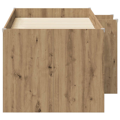Kids'High Bed Frame Artisian Oak 163 x 101.1 x 68.5 cm