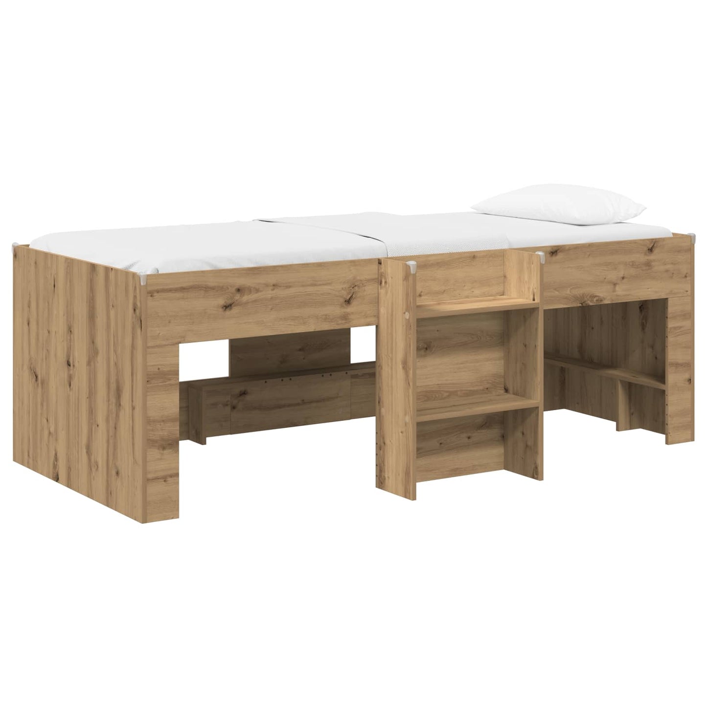 Kids'High Bed Frame Artisian Oak 193 x 96.1 x 68.5 cm