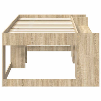Kids'Bed Frame with Storage Sonoma Oak 75 x 190 cm