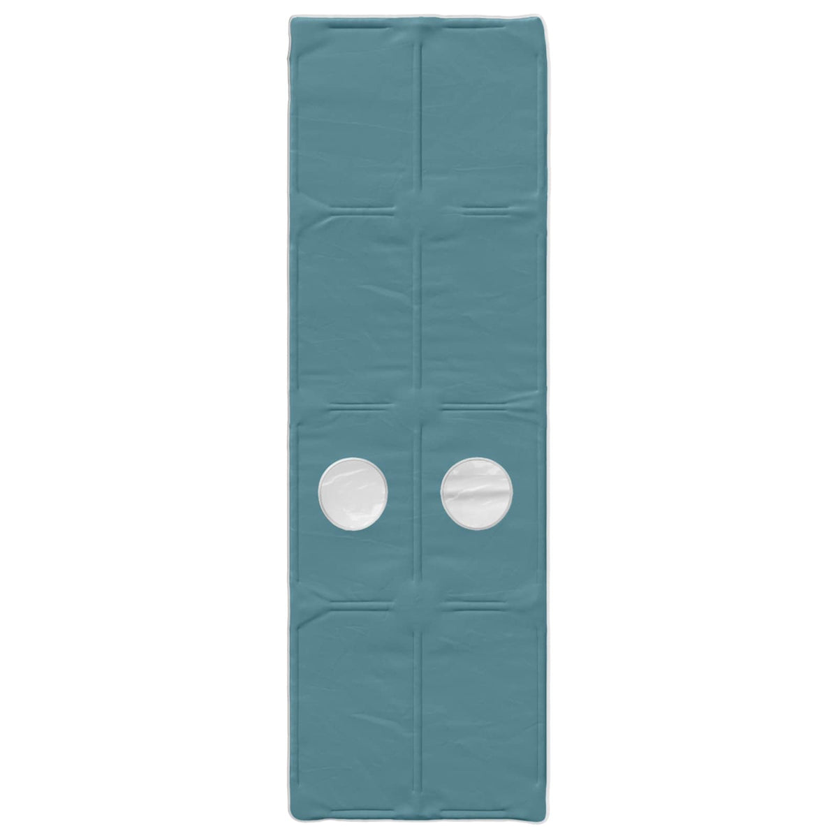 Bed with Tunnel 3 pcs White and Light Blue Engineered Wood