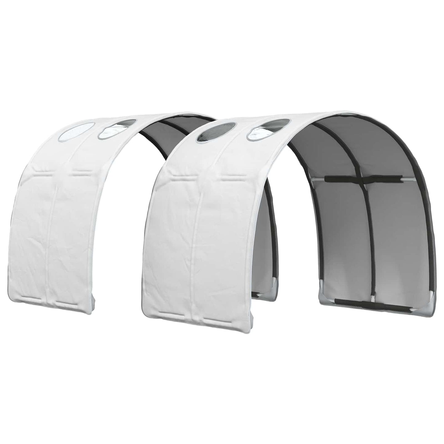 Bed Frame with Tunnel with Shelf 3 pcs Sonoma Oak and White