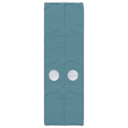 Bed with Tunnel 3 pcs Sonoma Oak and Light Blue Engineered Wood