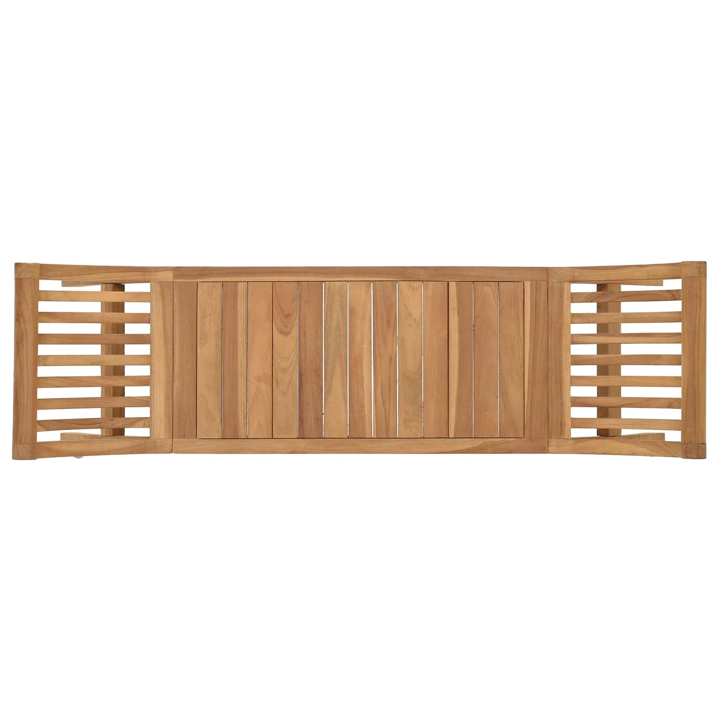 Garden Bench 2 -Seater 126 cm Solid Teak Wood Natural