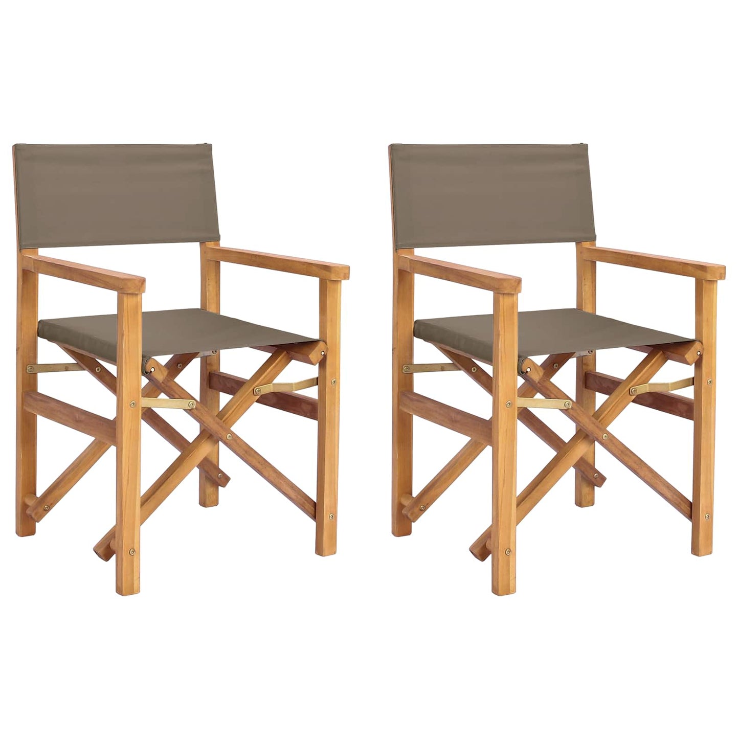 Director Chair 100% Polyester Solid-Teak