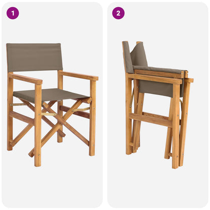 Dining Chair Folding 56 x 54 x 87 cm 100% Polyester Solid-Teak