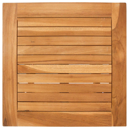 Sun Lounger 2 pcs Brown Solid Teak Wood