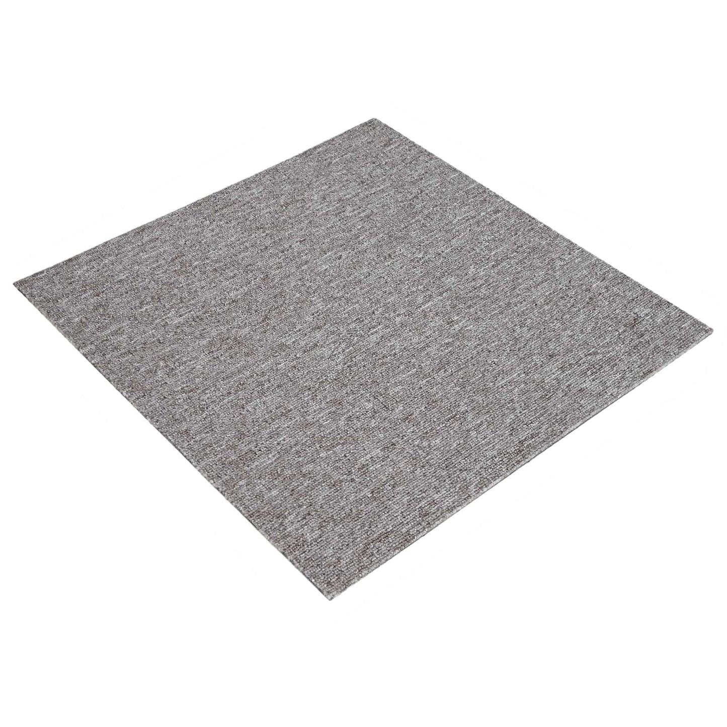 Carpet Tile Brown 50 x 50 cm 4 pcs PP and Bitumen