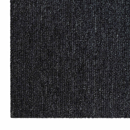 Carpet Tile Dark Grey 50 x 50 cm 20 pcs PP and Bitumen