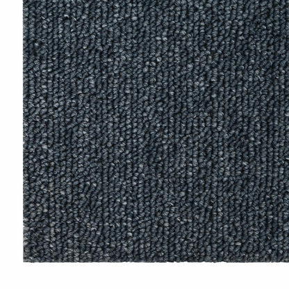 Carpet Tile Blue Grey 50 x 50 cm 4 pcs PP and Bitumen