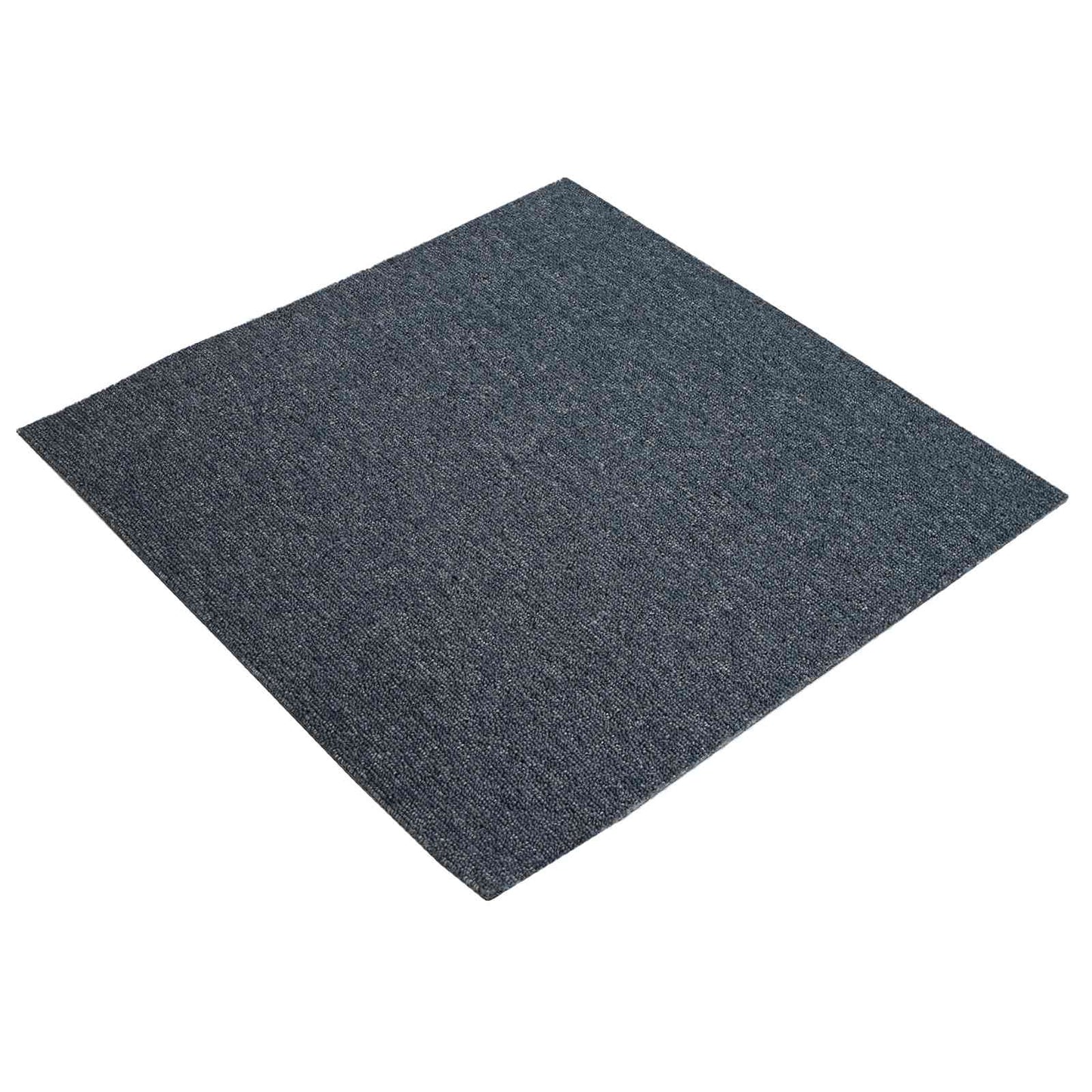 Carpet Tile Blue Grey 50 x 50 cm 20 pcs PP and Bitumen