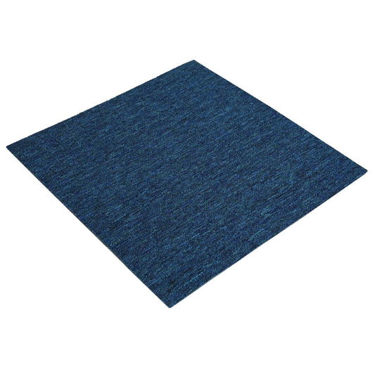 Carpet Tile Blue 50 x 50 cm 4 pcs PP and Bitumen