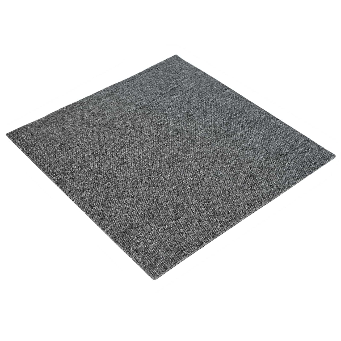 Carpet Tile Medium Grey 50 x 50 cm 4 pcs PP and Bitumen