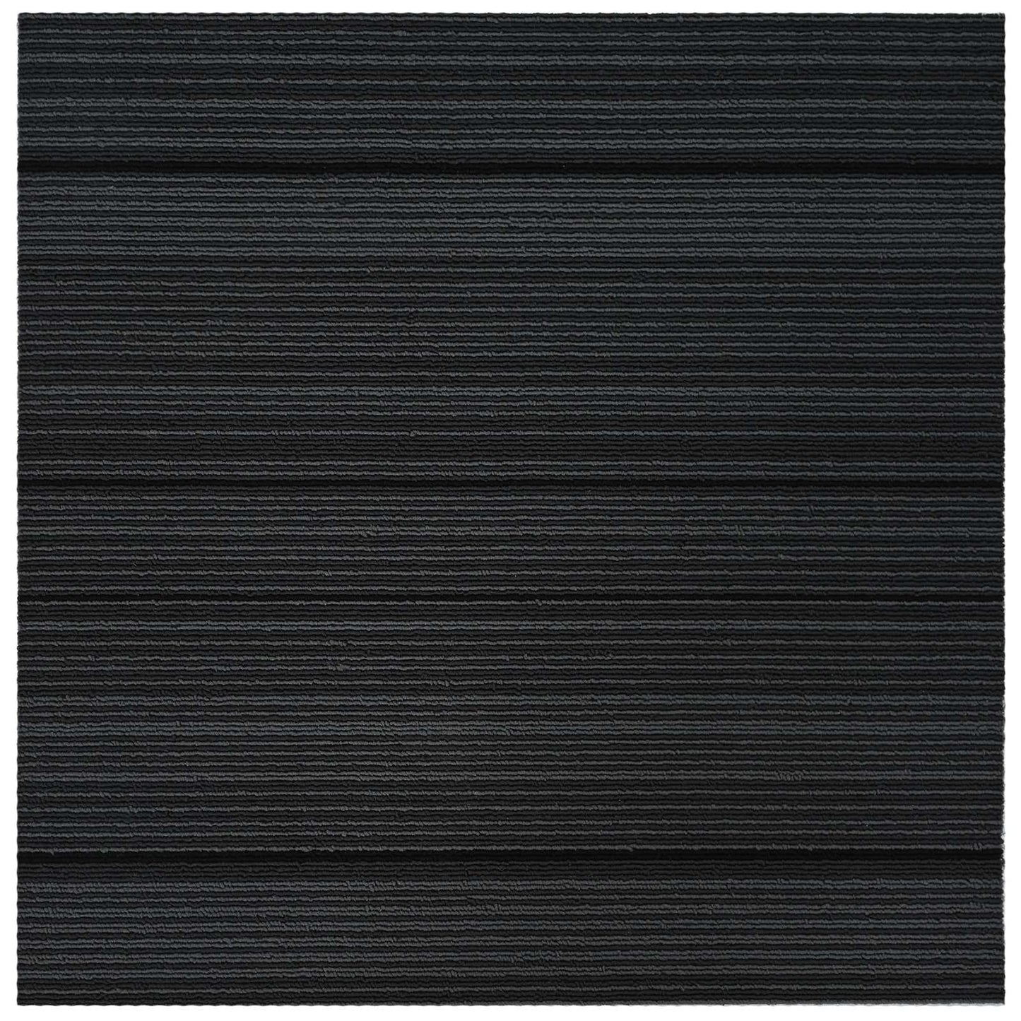 Carpet Tile Striped Light Grey 50 x 50 cm 20 pcs PP and Bitumen