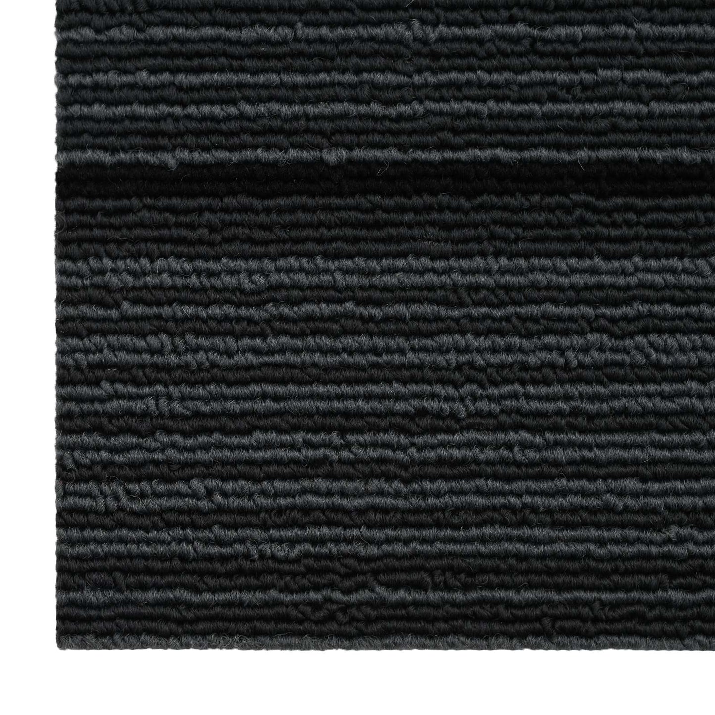 Carpet Tile Striped Light Grey 50 x 50 cm 36 pcs PP and Bitumen