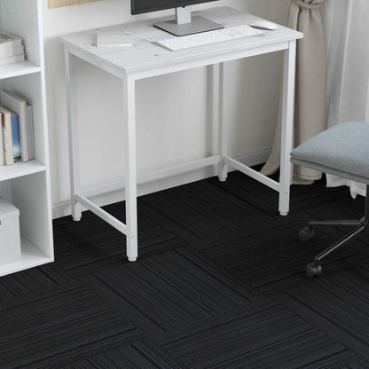 Carpet Tile Striped Light Grey 50 x 50 cm 36 pcs PP and Bitumen